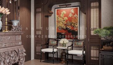 Phòng Thờ Villa – Không Gian Trang Nghiêm & Thanh Tịnh | Nội Thất Xuân Tùng